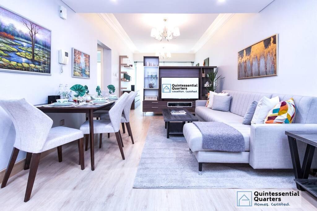 Downtown Cozy Home + Partitioned Living Room Дубай Экстерьер фото
